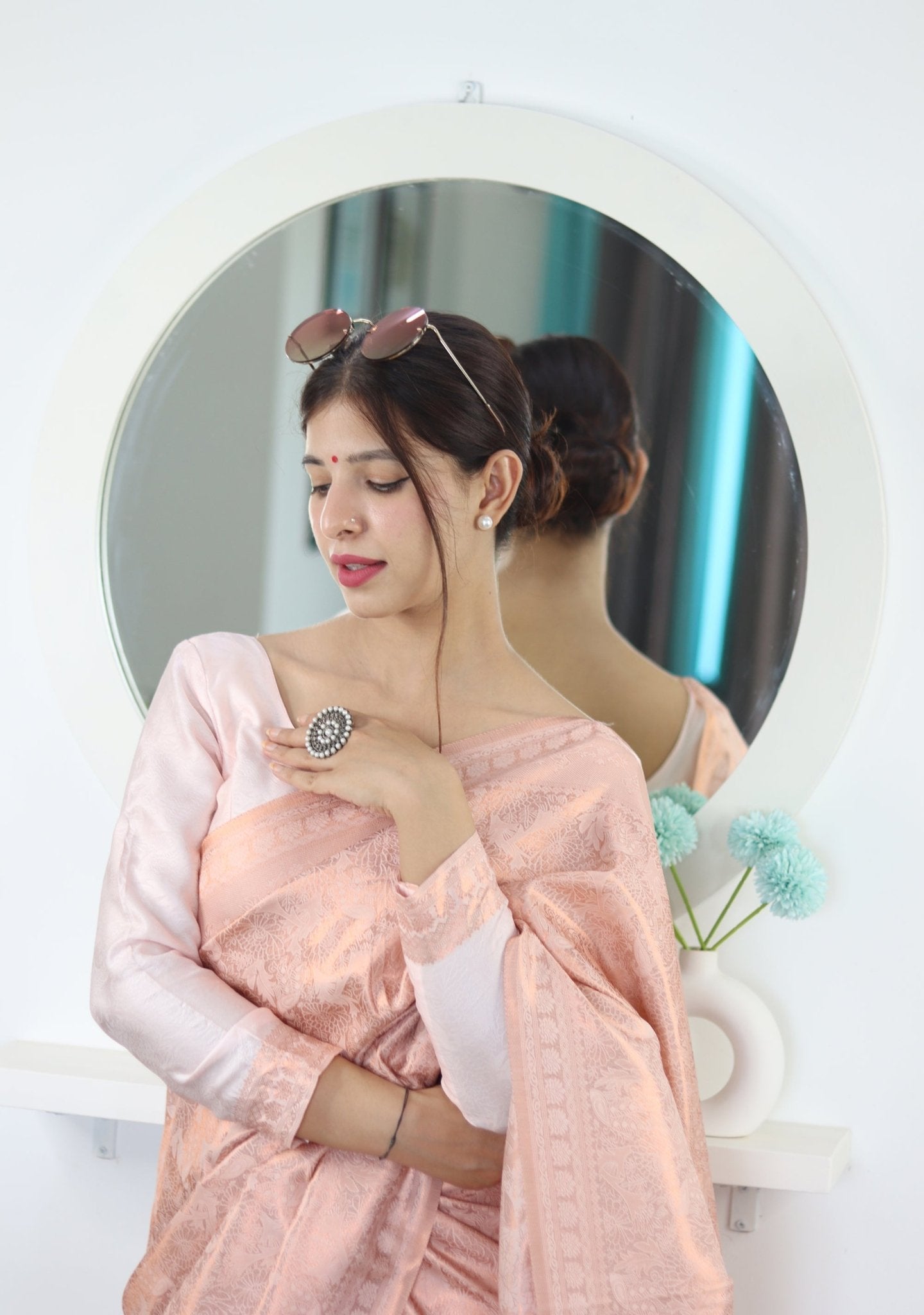 Pure Gaji Silk Saree Weaved With  Zari Comes With Tassels